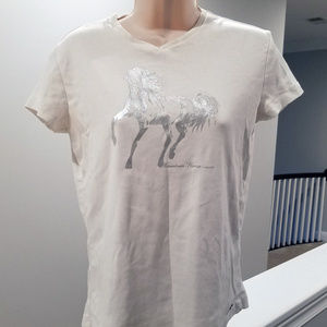 Mountain Horse Silver Foil T-Shirt, Equestrian